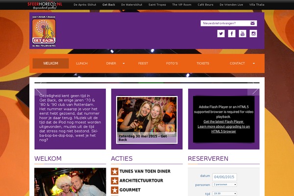 getback.nl site used Sfeerhoreca