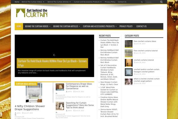 Jarida theme site design template sample