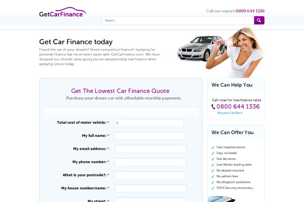 getcarfinance theme websites examples