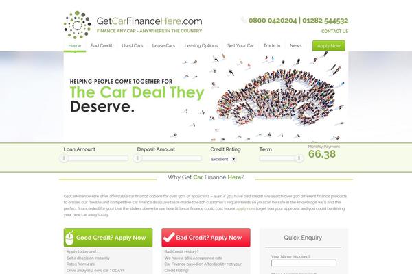 getcarfinancehere.com site used Getcarfinance
