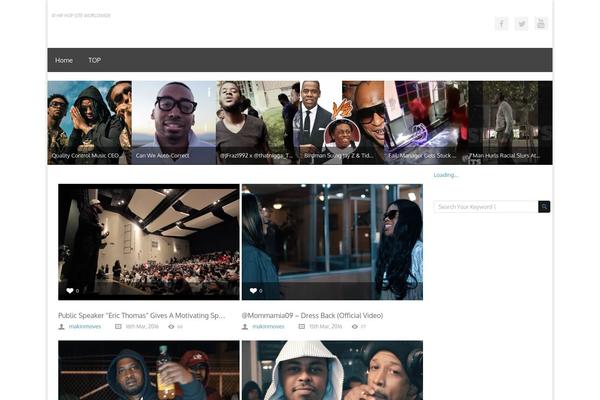 BeeTube theme site design template sample