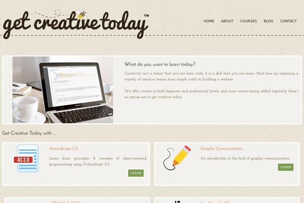 Maktub theme site design template sample