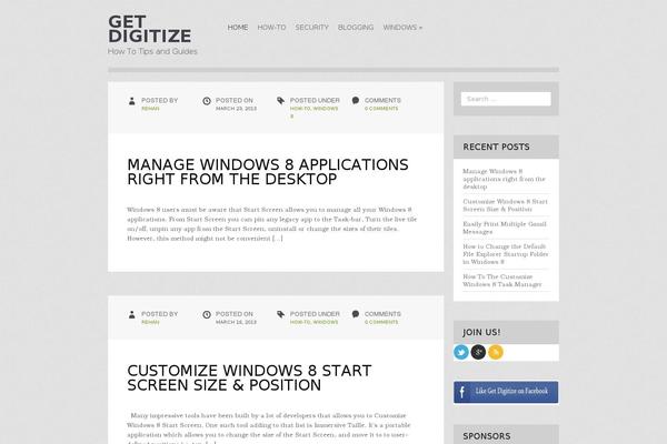 Zoren theme site design template sample