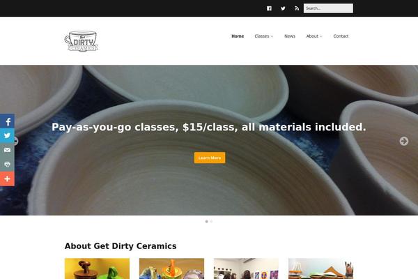 Make theme site design template sample