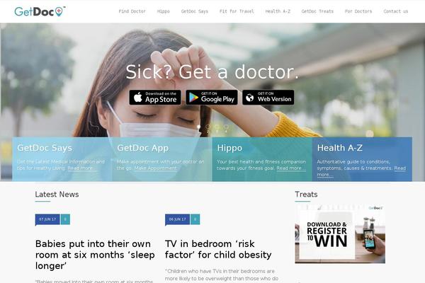 MediCenter theme site design template sample