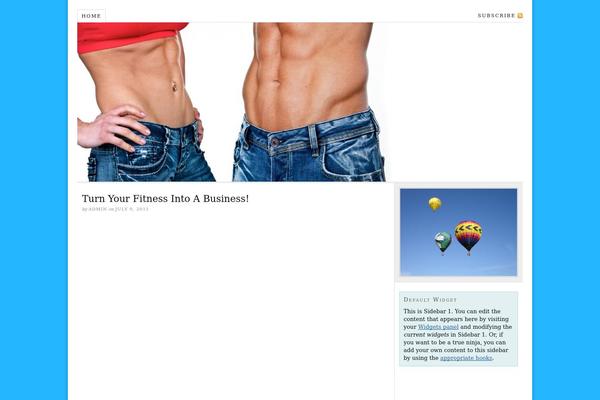 Thesis 1.8.4 theme site design template sample