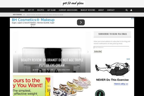 Valenti theme site design template sample