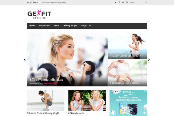 Rigel theme site design template sample