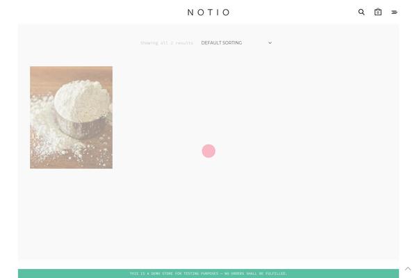Notio-wp theme site design template sample