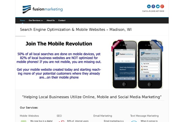 Pinpoint theme site design template sample
