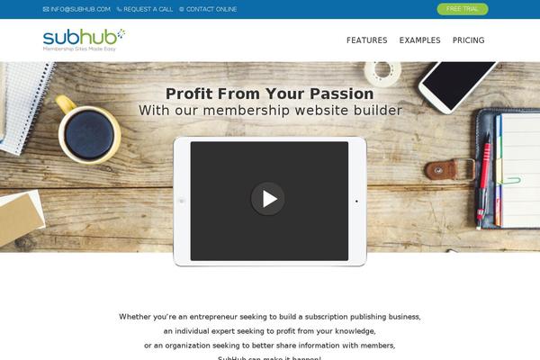 getglutes.com site used Memberoni