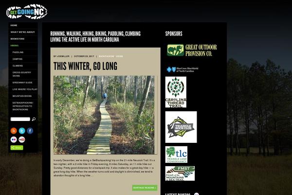 Sideways theme site design template sample