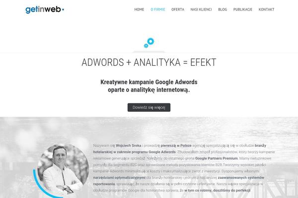Site using Parallax Scroll plugin