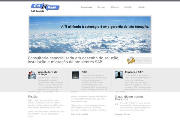 Vulcan theme site design template sample