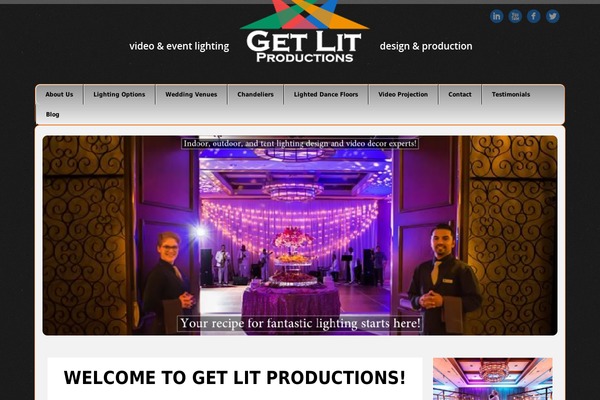 getlitproductions.com site used Dev-shop