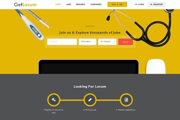 Noo-jobmonster theme site design template sample