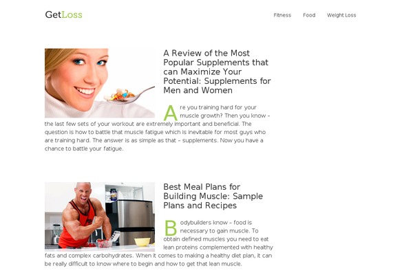 getloss.com site used Gl