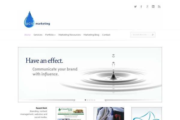 Evolution theme site design template sample