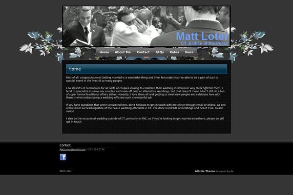Albizia theme site design template sample