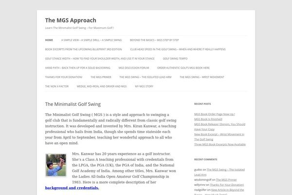 Twenty Twelve theme site design template sample