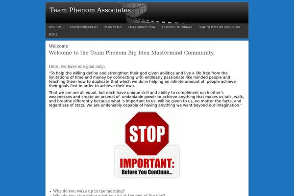 EXPOSE theme site design template sample