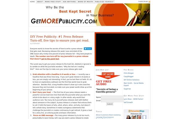 Thesis 1.7 theme site design template sample