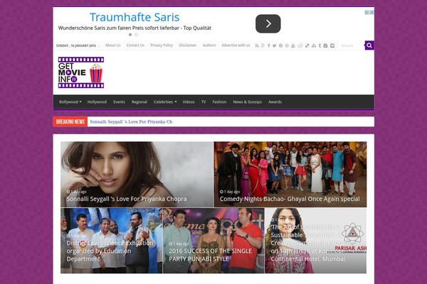 SuperMag theme site design template sample