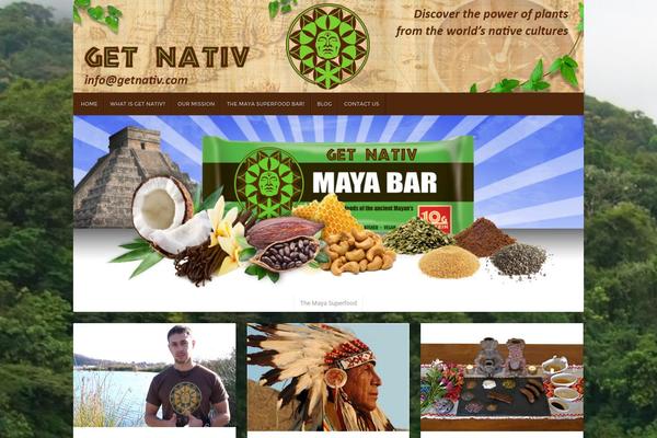 Natural theme site design template sample