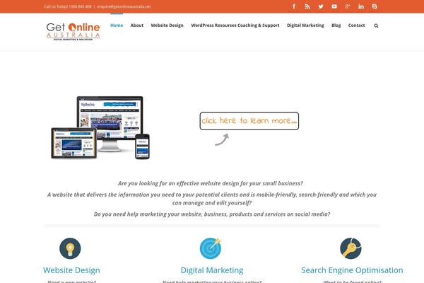 Avada2 theme site design template sample