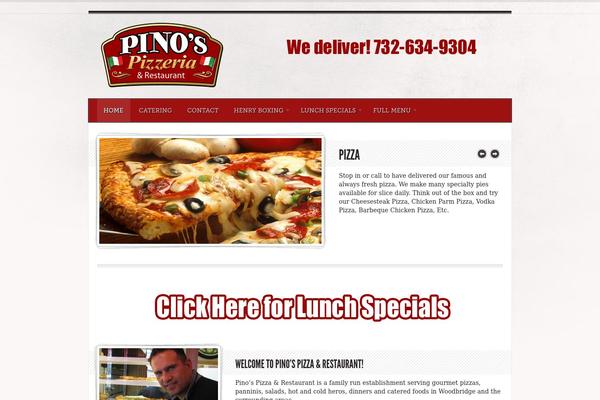 Diner theme site design template sample