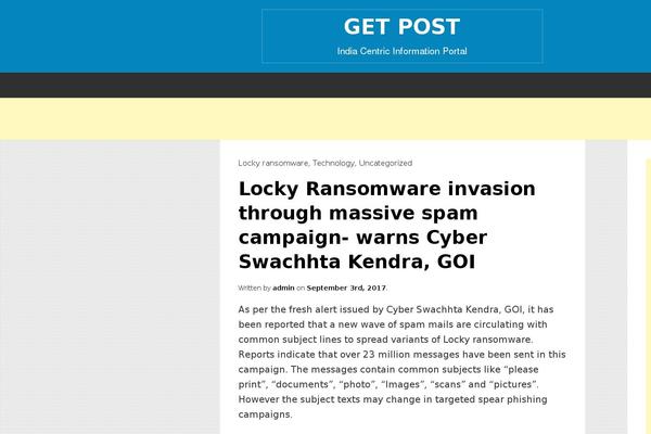 getpost.co.in site used Simone