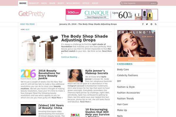 FastNews Light theme site design template sample