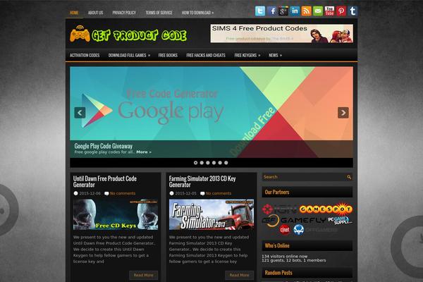 getproductcode.com site used Magcast