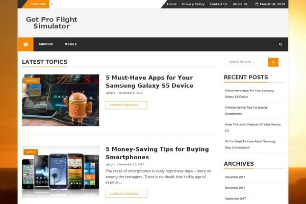 ColorWay theme site design template sample