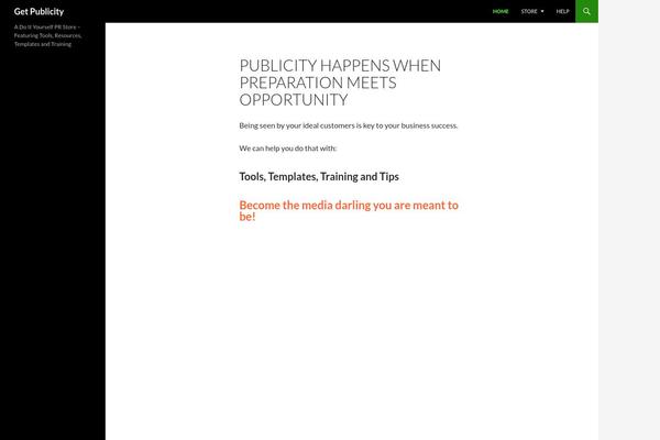 Twenty Fourteen theme site design template sample