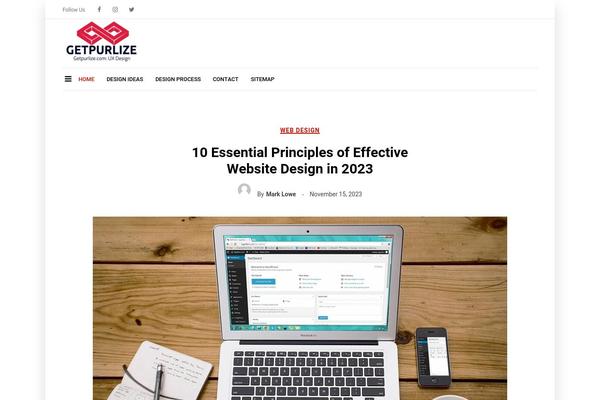 getpurlize.com site used Coblog