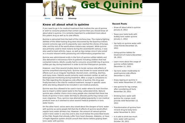 getquinine.com site used Socrates4.05