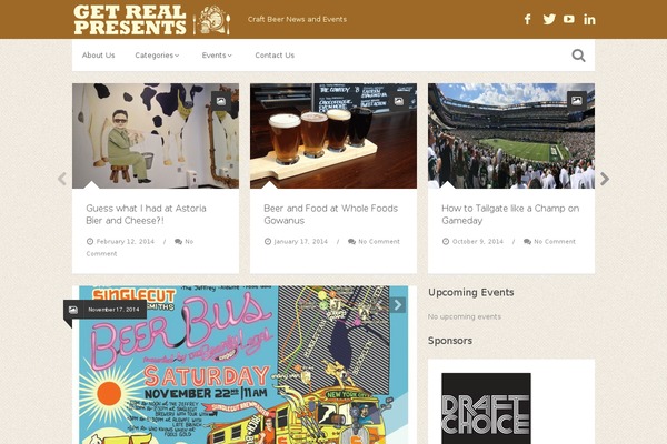Carino theme site design template sample