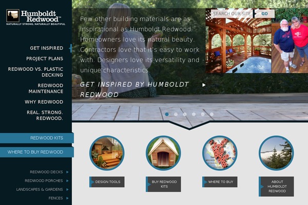 Redwood theme site design template sample
