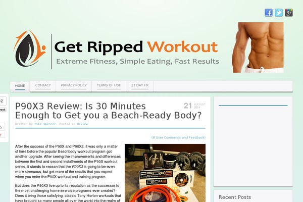 Balance theme site design template sample