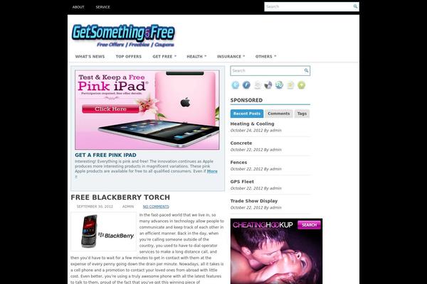 Newsslide theme site design template sample