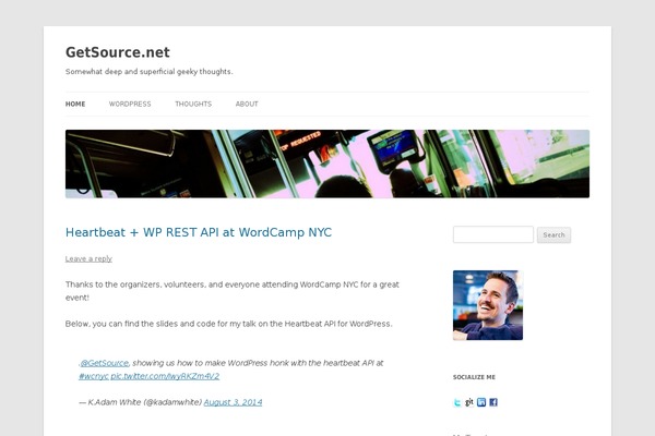 Site using About Me plugin