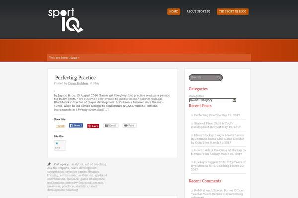 getsportiq.com site used Figerotheme