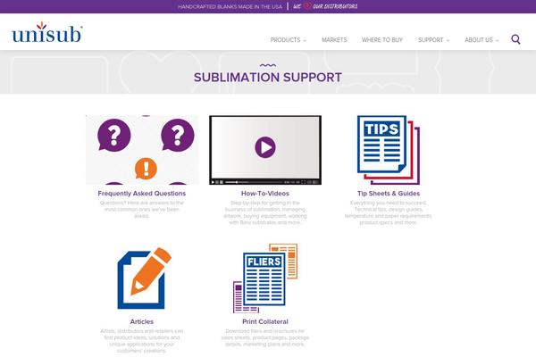 getsublimation.com site used Unisub
