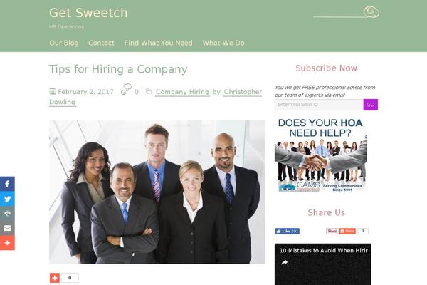 Site using WordPress Multicolor Subscribe Widget plugin