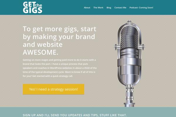Enfold theme site design template sample