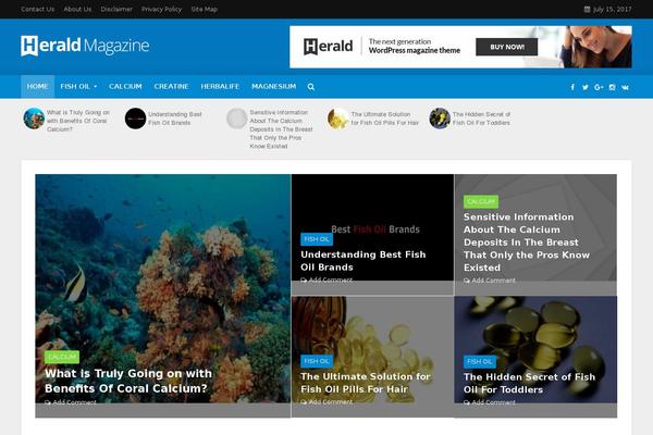 Harika theme site design template sample