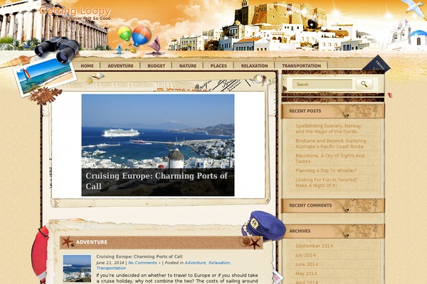 relax-on-vacation theme websites examples