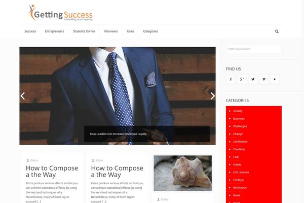 gettingsuccess.org site used Derailed