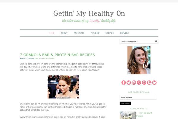 Foodie Pro theme site design template sample